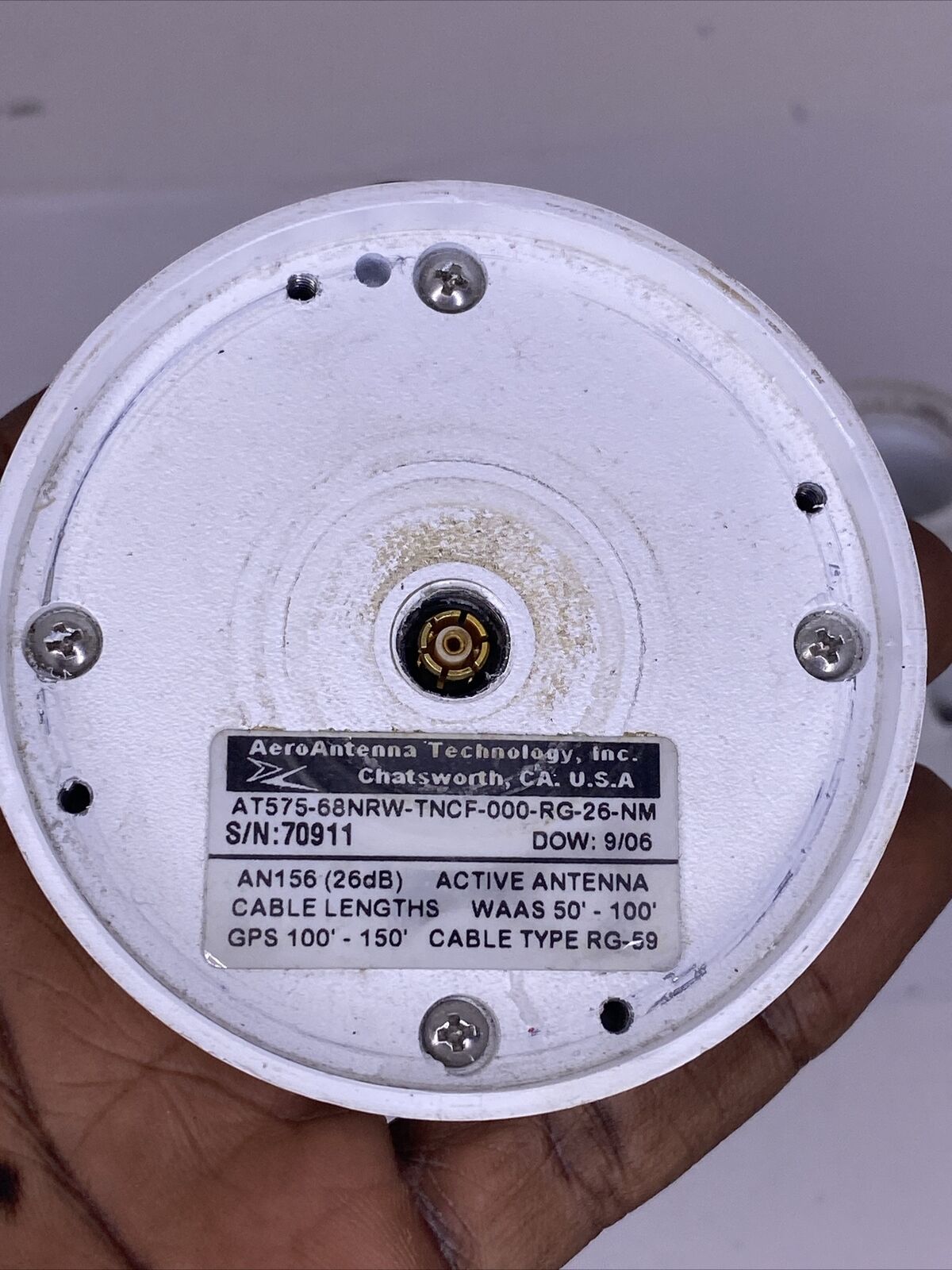 Northstar AN156 GPS WAAS Antenna For 6000i 6100