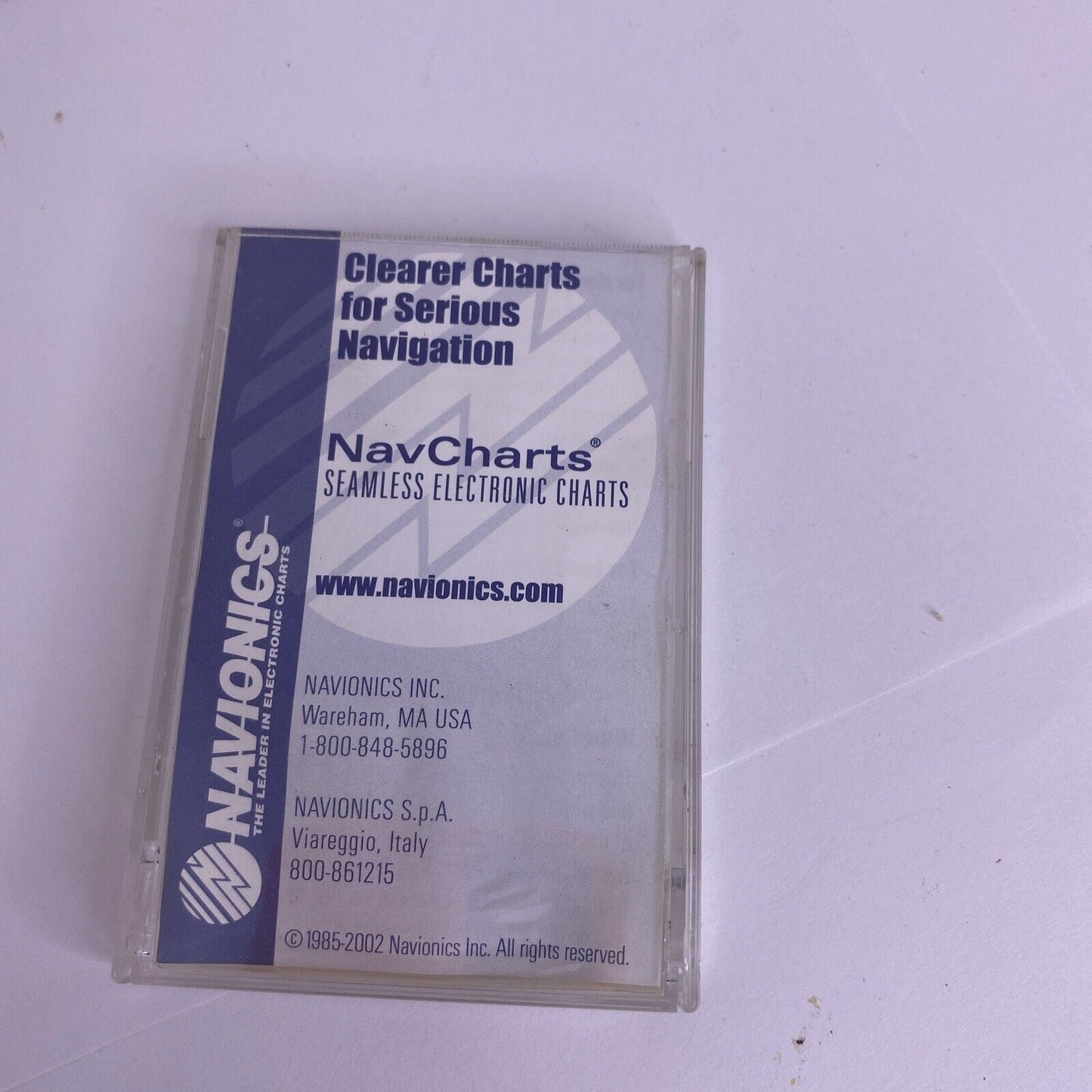 Navionics Nav Charts North Carolina US655XL XL May 2002 card