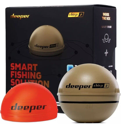 Deeper Chirp 2 Sonar Fish Finder - Portable Fish Finder and Depth Finder for Kay