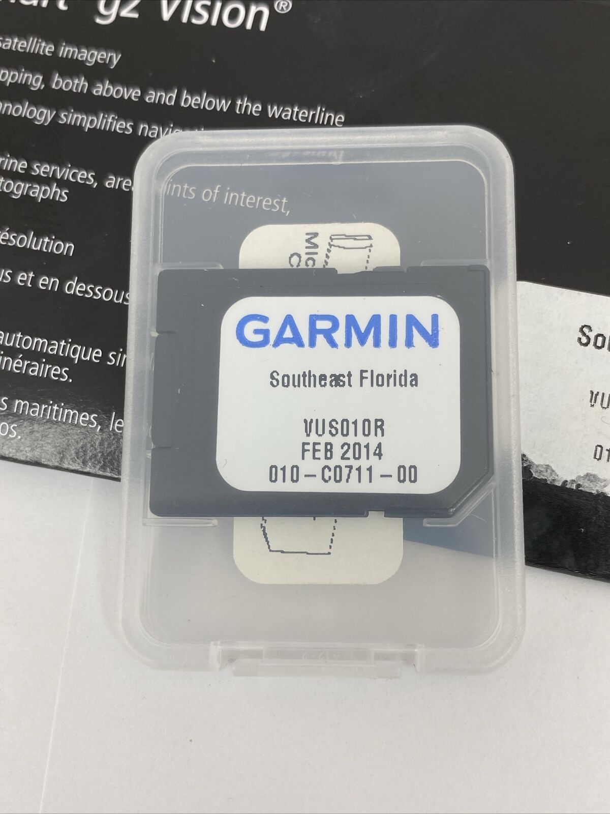 New Garmin VUS010R Southeast Florida BlueChart g2 Vision HD 010-C0711-00