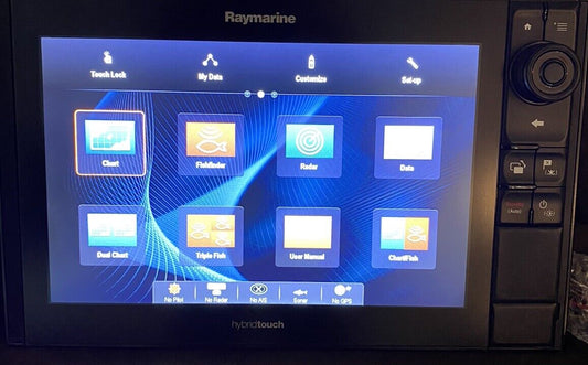 Raymarine es128 Multifunction 12" Hybrid Touch MFD Display E70285 No Touch