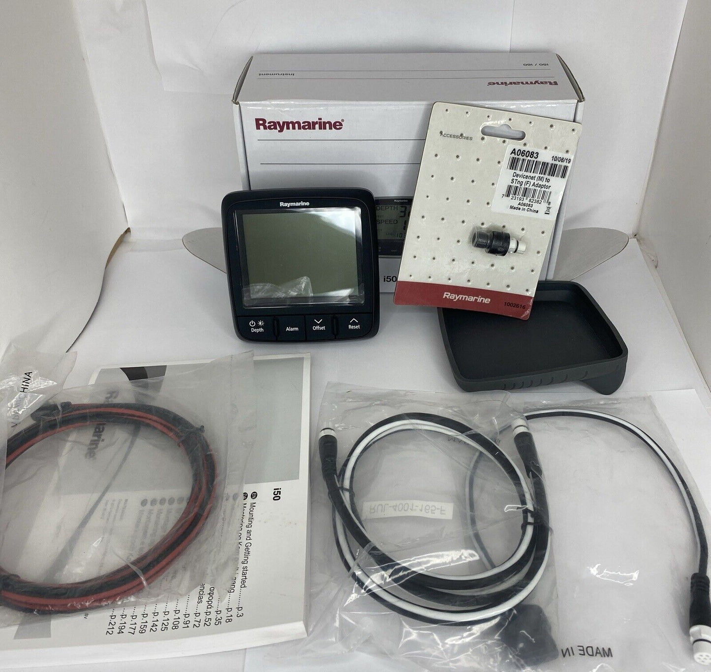 Raymarine i50 Speed Instrument E70058 STNG Network Analog Sensor -