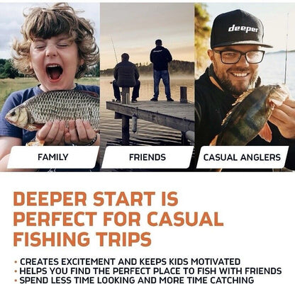 Deeper Start Smart Fish Finder  Portable Fish Finder and Depth Finder for fishes