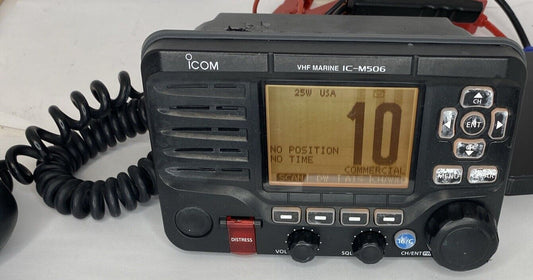 Icom  IC-M506 AIS Marine VHF Radio - Rear Mic NMEA 2000 CMD