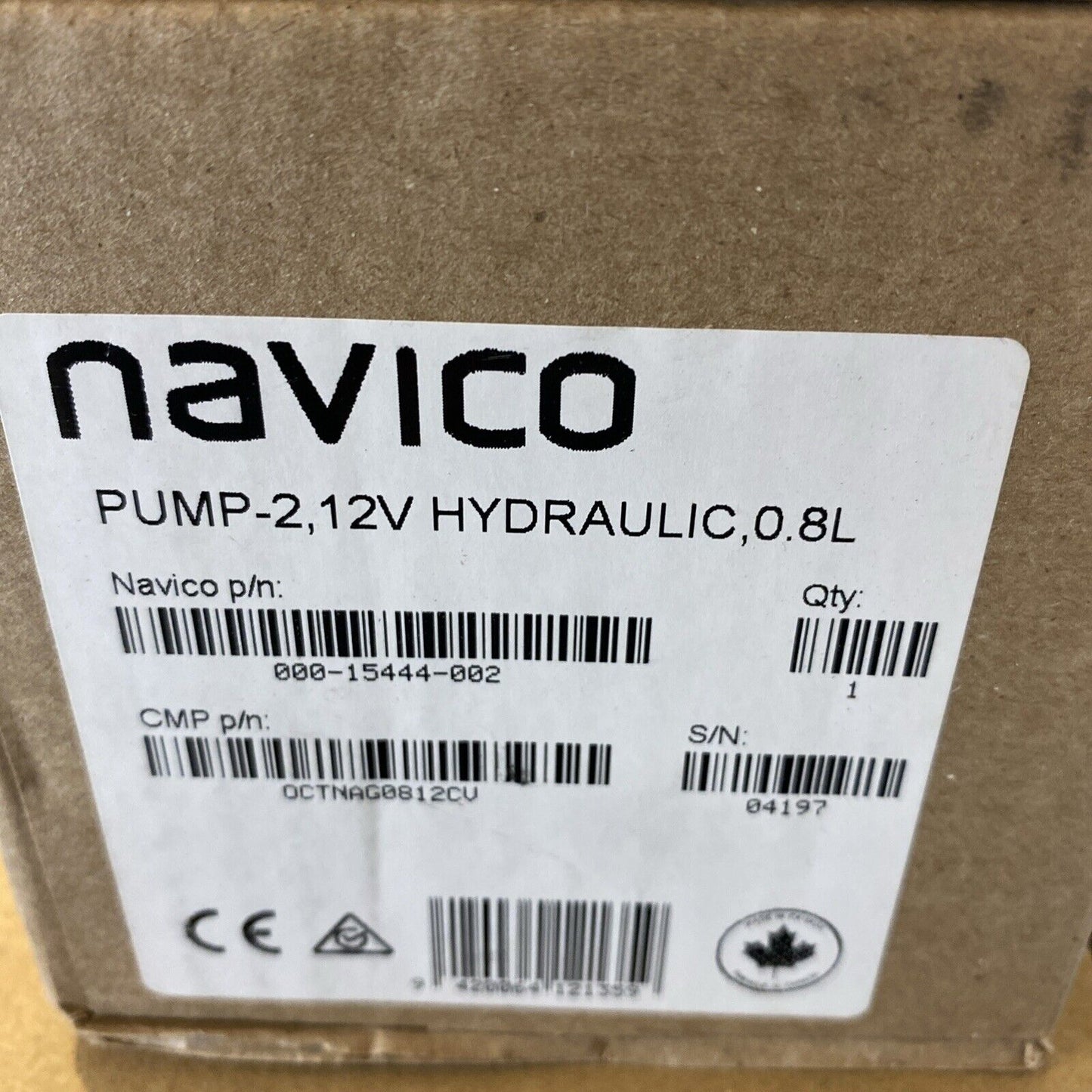 Navico Simrad Lowrance B&G Autopilot Pump-2 Part# 000-15444-002 RPU80